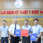 Trường Cao đẳng Kỹ thuật Y Dược Hà Nội tiếp và làm việc với đoàn cán bộ quốc tế – mở rộng hợp tác đào tạo và nghiên cứu