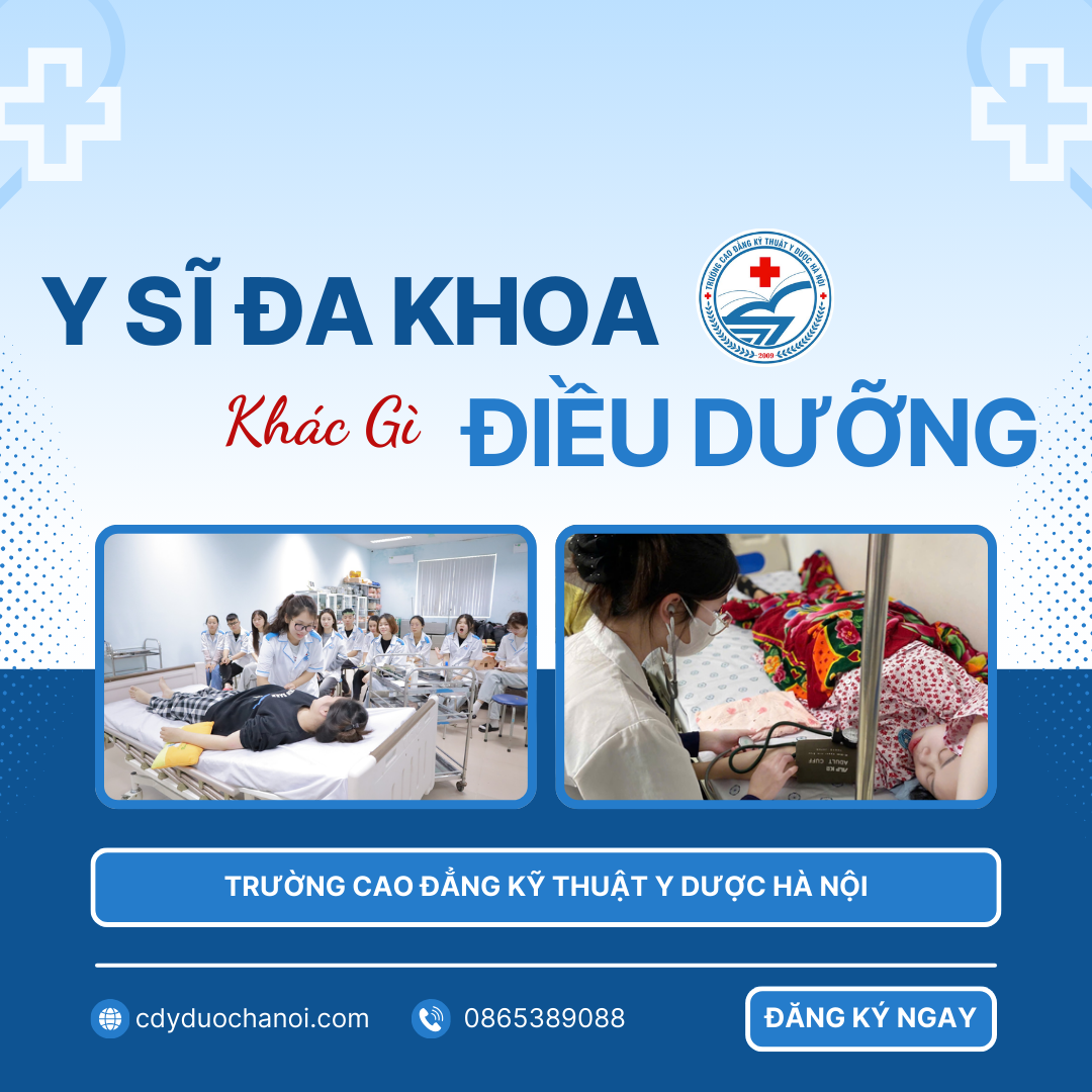 Y sĩ Đa khoa khác gì Điều dưỡng? So sánh chi tiết để chọn đúng ngành