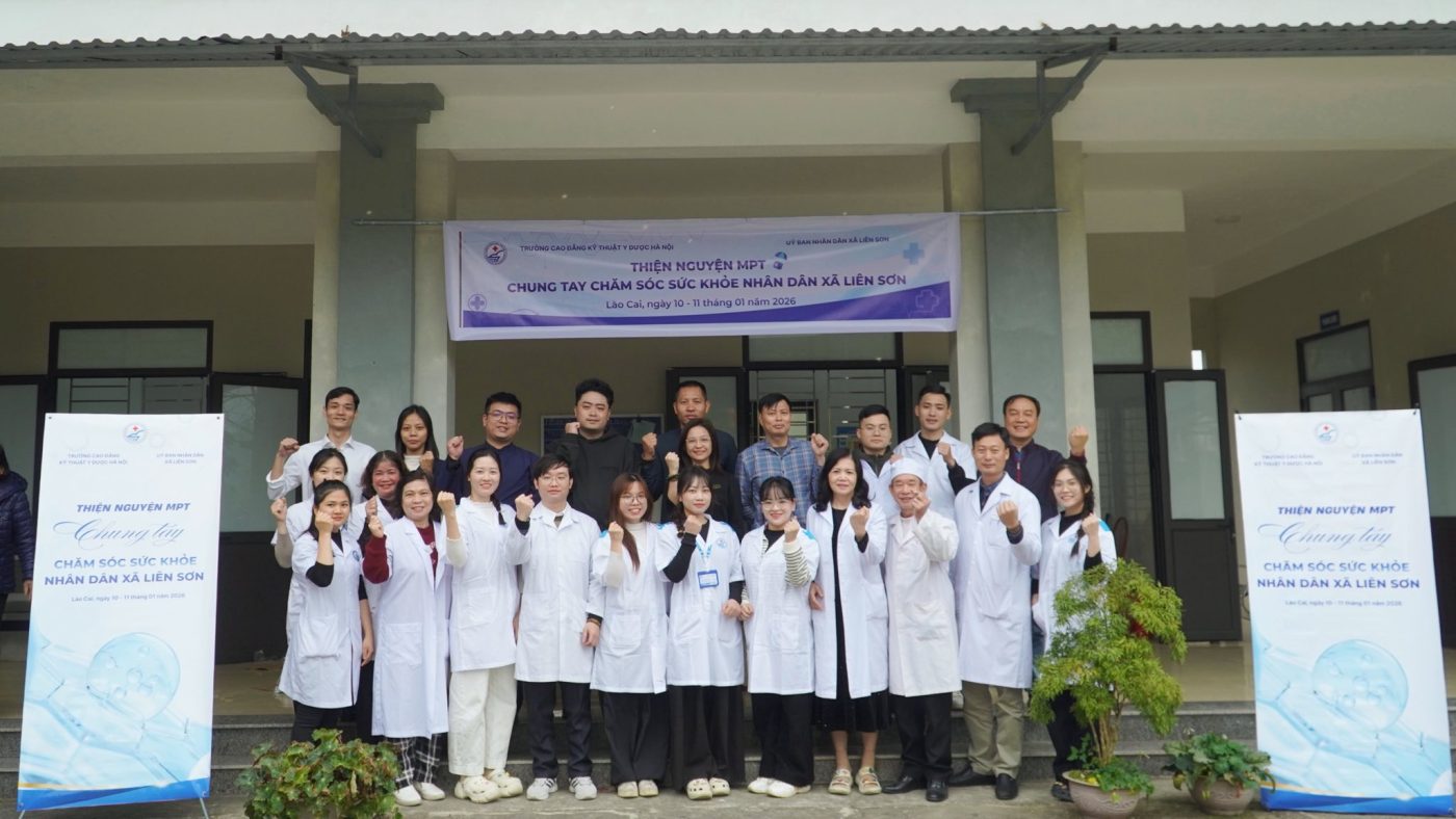 Trường Cao đẳng Kỹ thuật Y Dược Hà Nội tổ chức chương trình thiện nguyện chăm sóc sức khỏe cộng đồng tại xã Liên Sơn, tỉnh Lào Cai