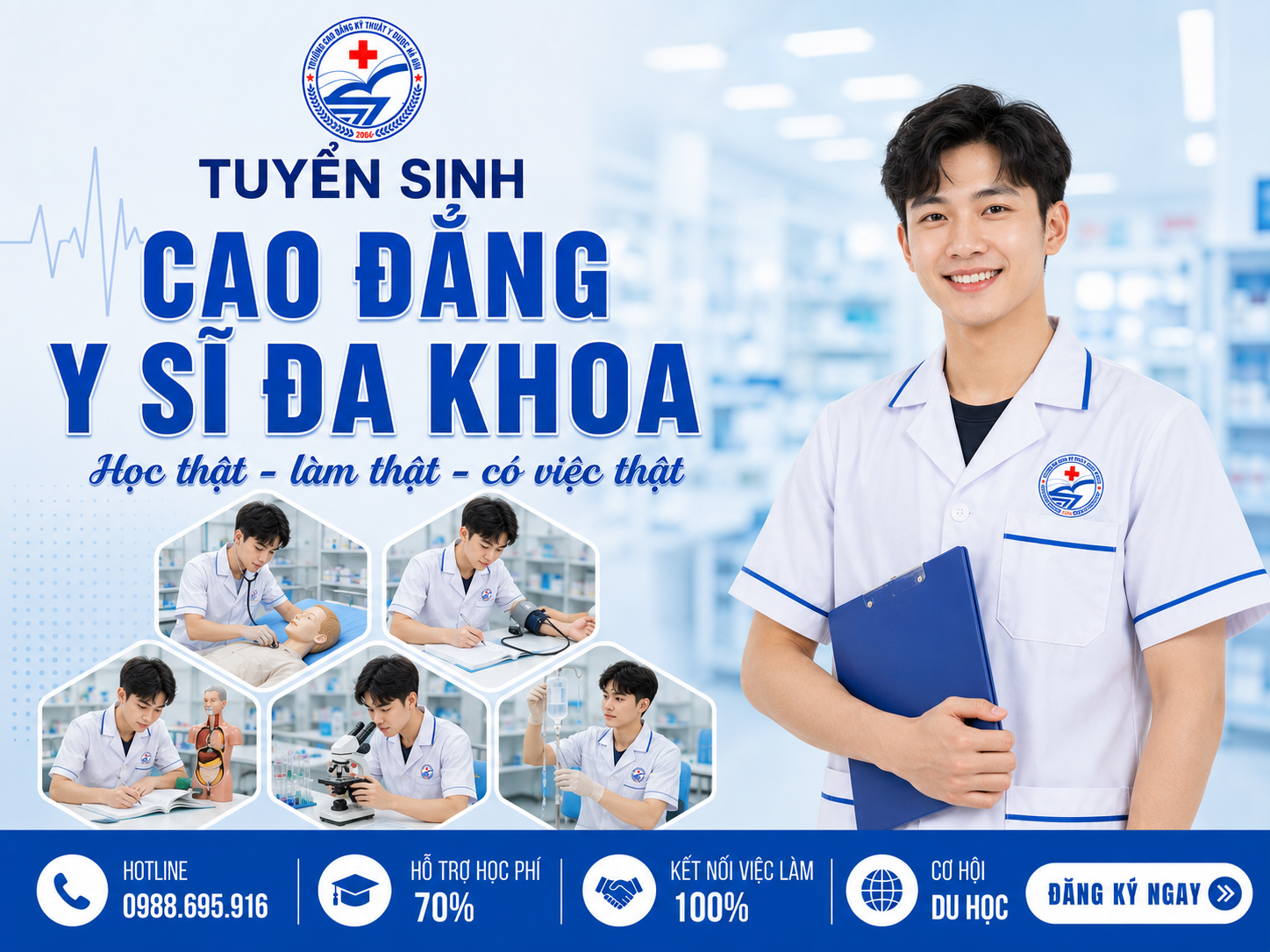Tuyển sinh ngành Cao đẳng Y sĩ đa khoa năm 2026