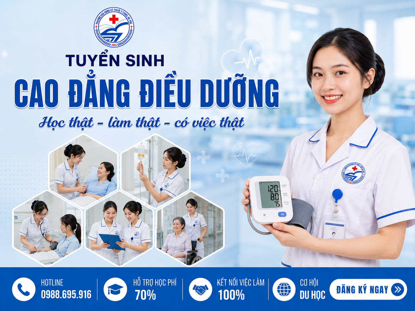 Tuyển sinh ngành Cao đẳng Điều dưỡng năm 2026