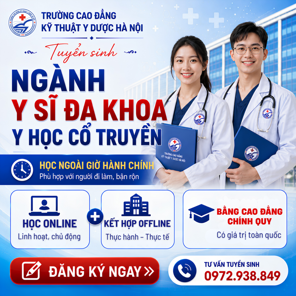 Ngành y sĩ đa khoa, y học cổ truyền vb2 liên thông