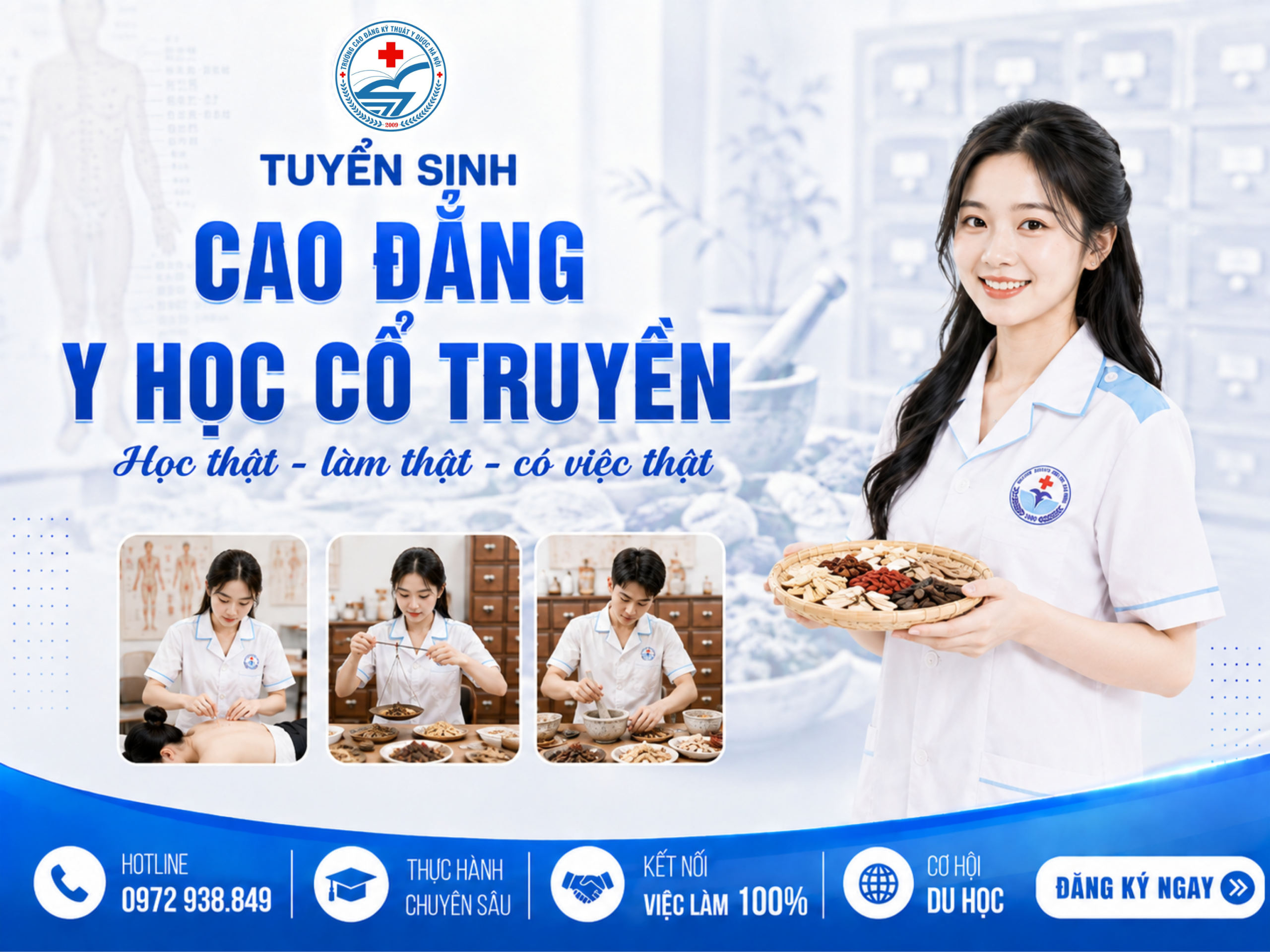 Tuyển sinh ngành Cao đẳng Y học cổ truyền năm 2026